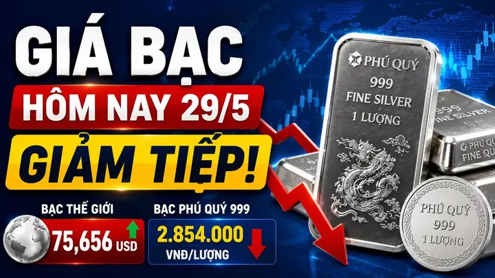 Giá Bạc Hôm Nay Tăng Hay Giảm? Cập Nhật Mức Giá, Yếu Tố Ảnh Hưởng Và Dự Báo Ngắn Hạn