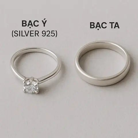 Bạc Ý Và Bạc Ta: So Sánh Độ Tinh Khiết, Giá Hiện Nay Và Cách Chọn Mua Thông Minh