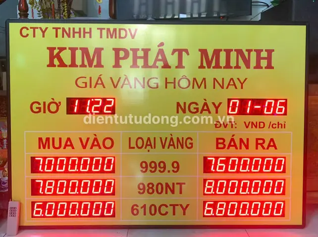 Giá Vàng 9999 Ở Điện Biên