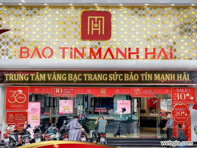 Giá Vàng Bảo Tín Mạnh Hải Hôm Nay