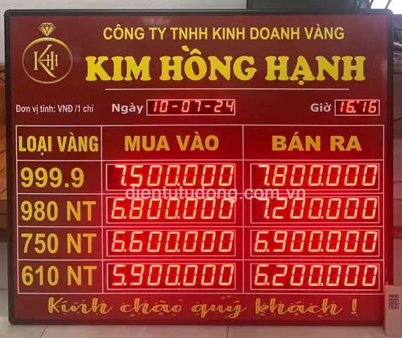 Giá Vàng Bình Dương