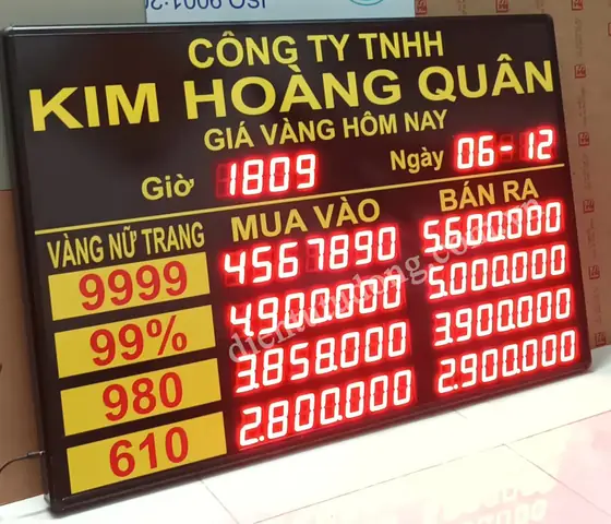 Giá Vàng Bình Dương