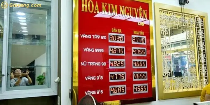 Giá Vàng Hoa Kim Nguyên Đà Nẵng