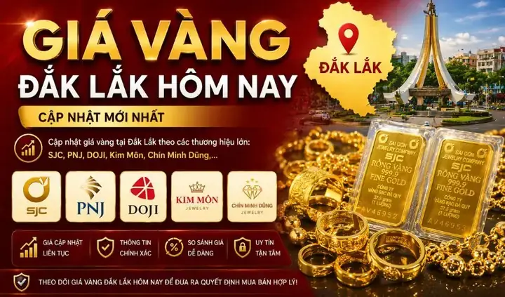 Giá Vàng Hôm Nay Tại Đắk Lắk Giá Vàng Hôm Nay Tại Đắk Lắk