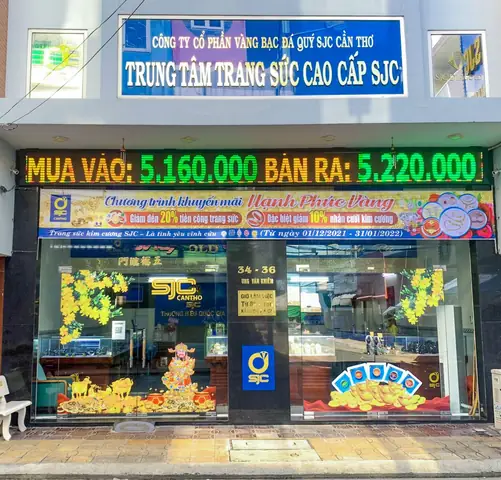 Giá Vàng Sjc Cần Thơ
