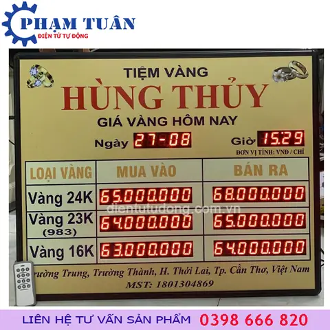 Giá Vàng Tiệm Vàng