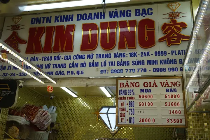 Giá Vàng Tiệm Vàng