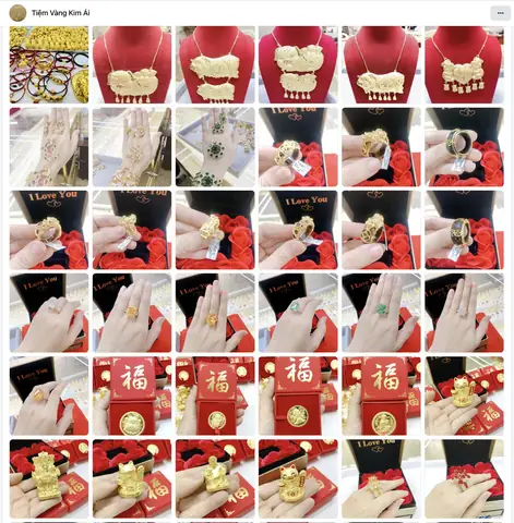 Giá Vàng Tiệm Vàng Kim Ái