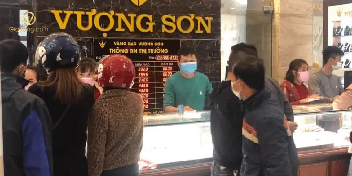 Giá Vàng Vượng Sơn Phúc Yên Hôm Nay