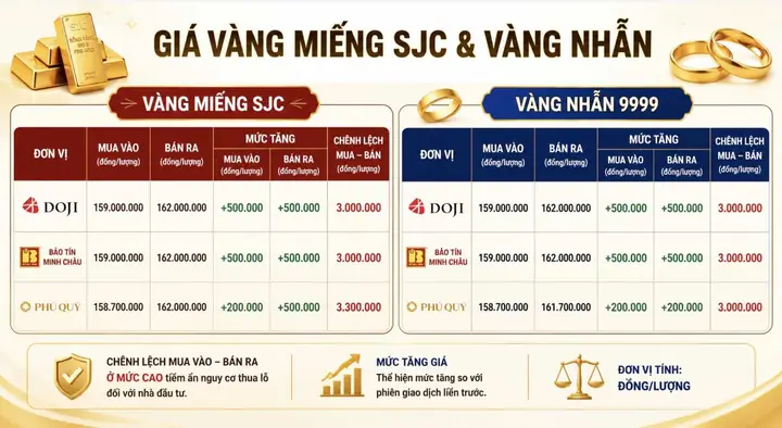 Thông Tin Giá Vàng Trong Nước Hôm Nay Thông Tin Giá Vàng Trong Nước Hôm Nay