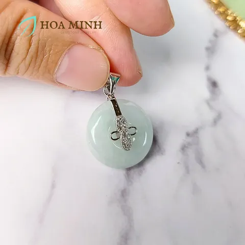 Mặt Dây Chuyền Cẩm Thạch Đồng Điếu