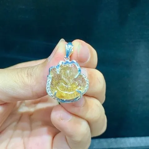 Mặt Dây Chuyền Hồ Ly Bọc Vàng