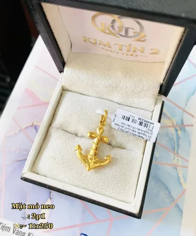 Mặt Dây Chuyền Mỏ Neo Vàng 18k