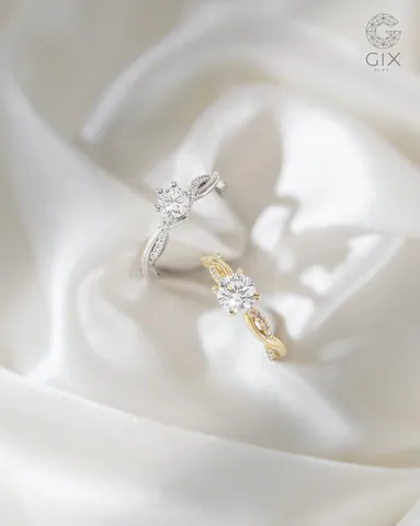 Nhẫn Đính Hôn Vàng Tây 18k Nhẫn Đính Hôn Vàng Tây 18k
