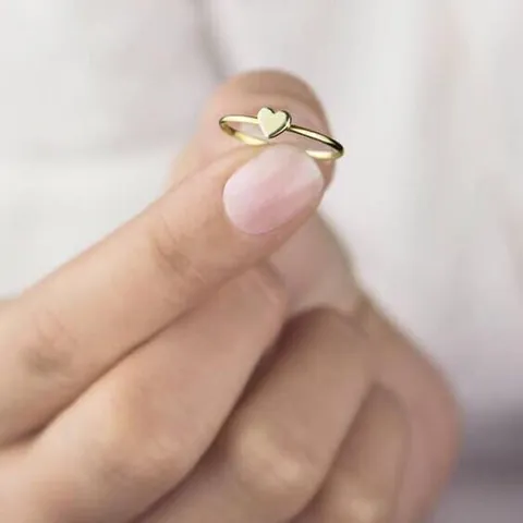 Nhẫn Vàng Nữ Hình Trái Tim