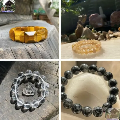 Vòng Tay Đá Thạch Anh Cho Nam
