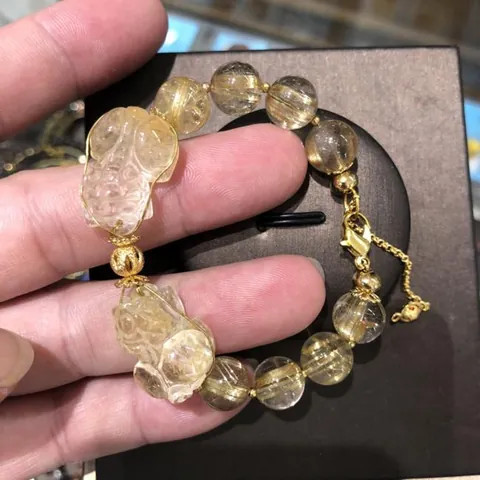 Vòng Tay Đá Thạch Anh Tỳ Hưu