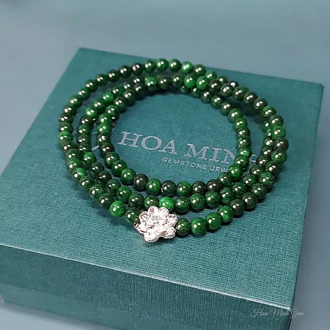 Vòng Tay Phong Thủy Đá Cẩm Thạch
