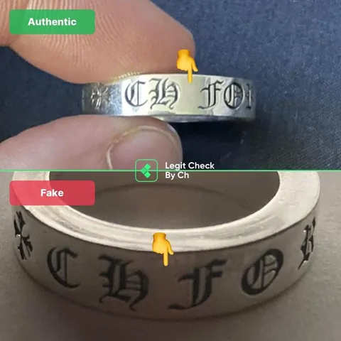 Cách Kiểm Tra Nhẫn Chrome Hearts Thật Hay Giả Nhanh Chóng Và Chính Xác