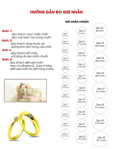 Cách Chọn Size Nhẫn Nữ Chuẩn Xác: Hướng Dẫn Đo, Bảng Size Và Mẹo Lựa Chọn