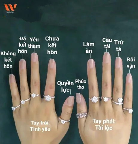 Hướng Dẫn Cách Đeo Nhẫn Phong Thủy Theo Tay, Ngón Và Mệnh Cho Nam, Nữ