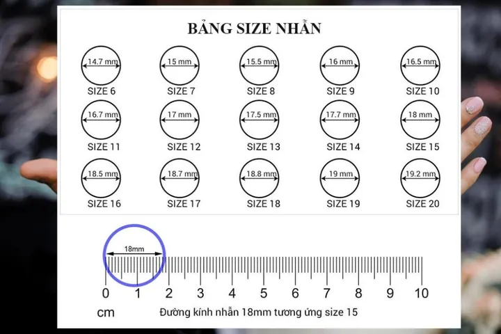 Hướng Dẫn Cách Đo Kích Thước Tay Đeo Nhẫn Chuẩn Tại Nhà Bằng Giấy Và Dây
