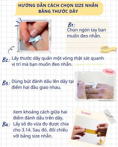 Hướng Dẫn Cách Đo Size Nhẫn (ni Nhẫn) Chính Xác Nhất Tại Nhà