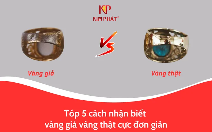 Hướng Dẫn Nhận Biết Nhẫn Vàng Thật Và Phân Biệt Vàng Giả Nhanh Chóng, Chính Xác