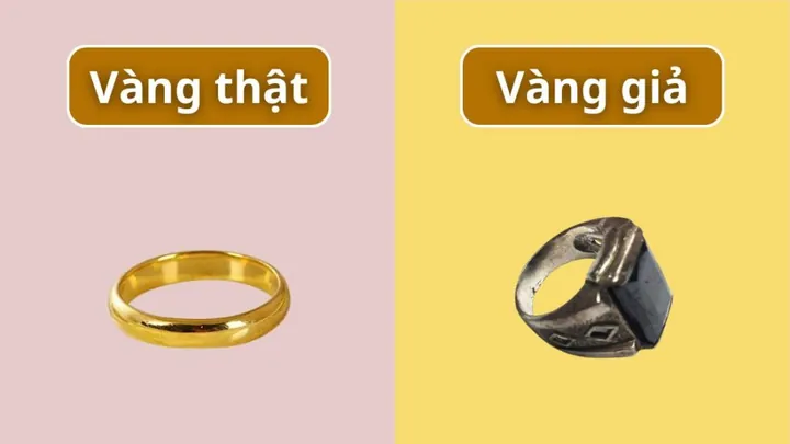 Hướng Dẫn Nhận Biết Nhẫn Vàng Thật Và Phân Biệt Vàng Giả Nhanh Chóng, Chính Xác