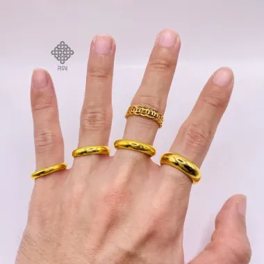 Tìm Hiểu Có Nhẫn Vàng Nửa Chỉ Không Và Các Loại Nhẫn Vàng 24k 0.5 Chỉ Cho Người Muốn Mua