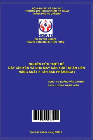 Hướng Dẫn Làm Đồ Án Thiết Kế Dây Chuyền May Cho Sinh Viên Công Nghệ May