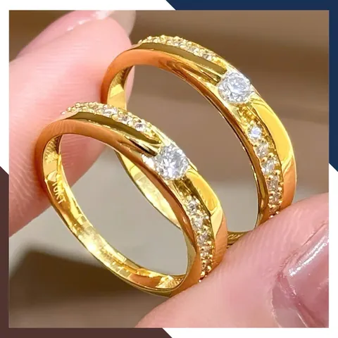 Cập Nhật Bảng Giá Cặp Nhẫn Cưới Vàng Tây Bao Nhiêu Theo Tuổi Vàng 10k, 14k, 18k