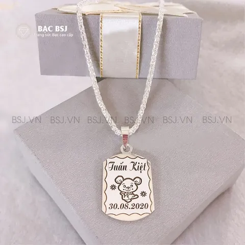 Gợi Ý Các Mẫu Mặt Dây Chuyền Bạc Cho Bé Trai Và Kinh Nghiệm Chọn Mua An Toàn