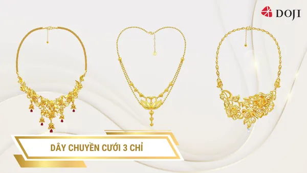 Mẫu Dây Chuyền Cưới Đẹp Nhất 2026: Top Thiết Kế, Cách Chọn & Giá Tham Khảo