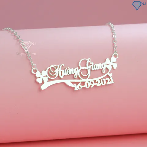 Top 20 Mẫu Dây Chuyền Khắc Tên Đẹp, Chất Liệu & Ý Nghĩa Cho Mọi Lứa Tuổi