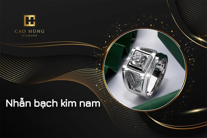 Cập Nhật Giá Nhẫn Bạch Kim Nam Mới Nhất Theo Thiết Kế Và Chất Liệu