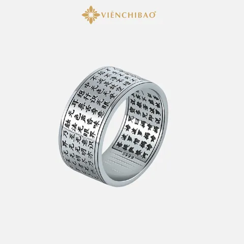 Tìm Hiểu Nhẫn Bát Nhã Tâm Kinh Bằng Bạc: Ý Nghĩa, Giá Và Cách Chọn Mua Cho Người Muốn Sở Hữu Trang Sức Tâm Linh