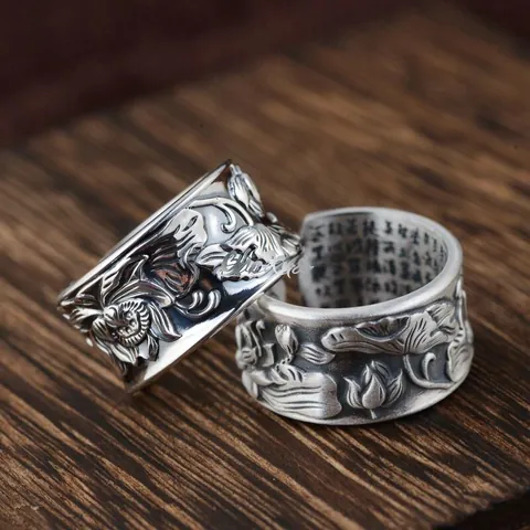 Tìm Hiểu Nhẫn Bát Nhã Tâm Kinh Bằng Bạc: Ý Nghĩa, Giá Và Cách Chọn Mua Cho Người Muốn Sở Hữu Trang Sức Tâm Linh