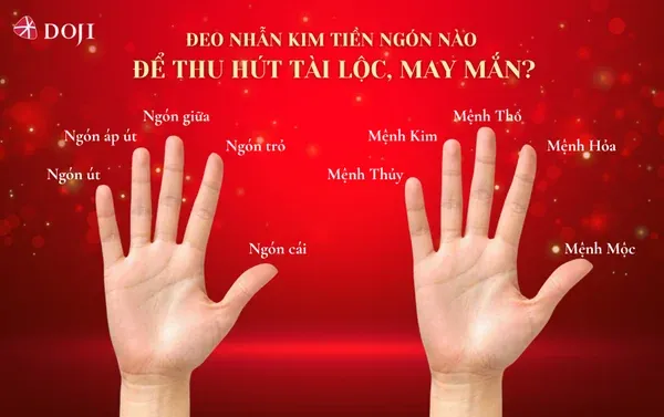 Hướng Dẫn Nhẫn Kim Tiền Đeo Tay Nào Và Ngón Nào Để Hút Tài Lộc Theo Phong Thủy
