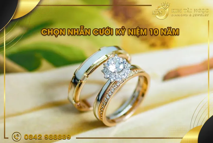 Gợi Ý Nhẫn Kỷ Niệm 10 Năm Ngày Cưới Ý Nghĩa Và Cách Chọn Cho Vợ Chồng
